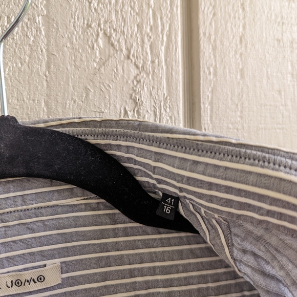 Krizia Uomo button down Stripe 41 - Picture 3 of 4